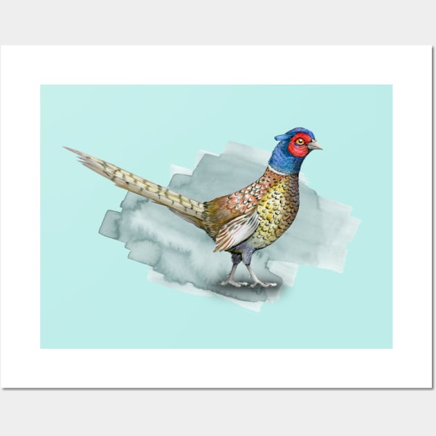 Common pheasant Wall Art by Bwiselizzy